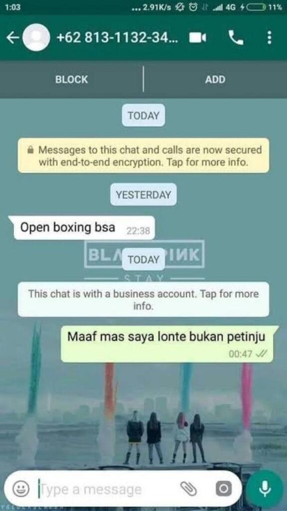 KUMPULAN CHAT OPEN B0 NGAKAK 😅😂🤣