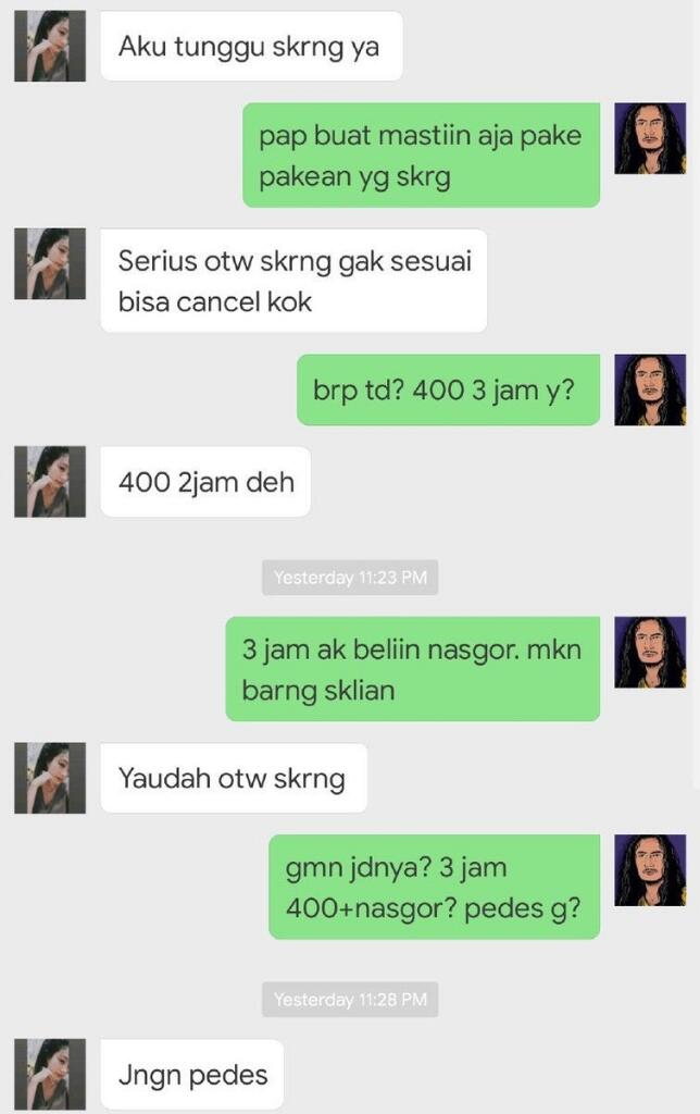 KUMPULAN CHAT OPEN B0 NGAKAK 😅😂🤣