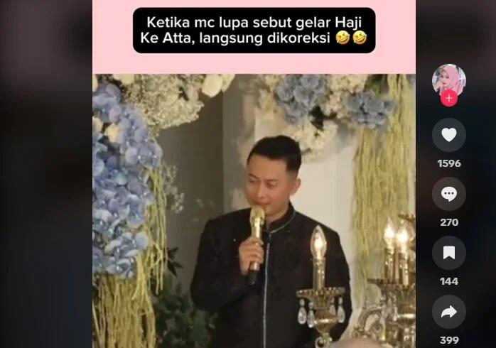 Kenapa Sampai Lupa? Ayah Atta Halilintar Protes MC Panggil Anaknya Tanpa Gelar Haji