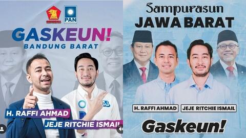 Rafi Ahmad dan Jeje Govinda Diisukan Akan Maju di Pilkada 2024, Layakkah?