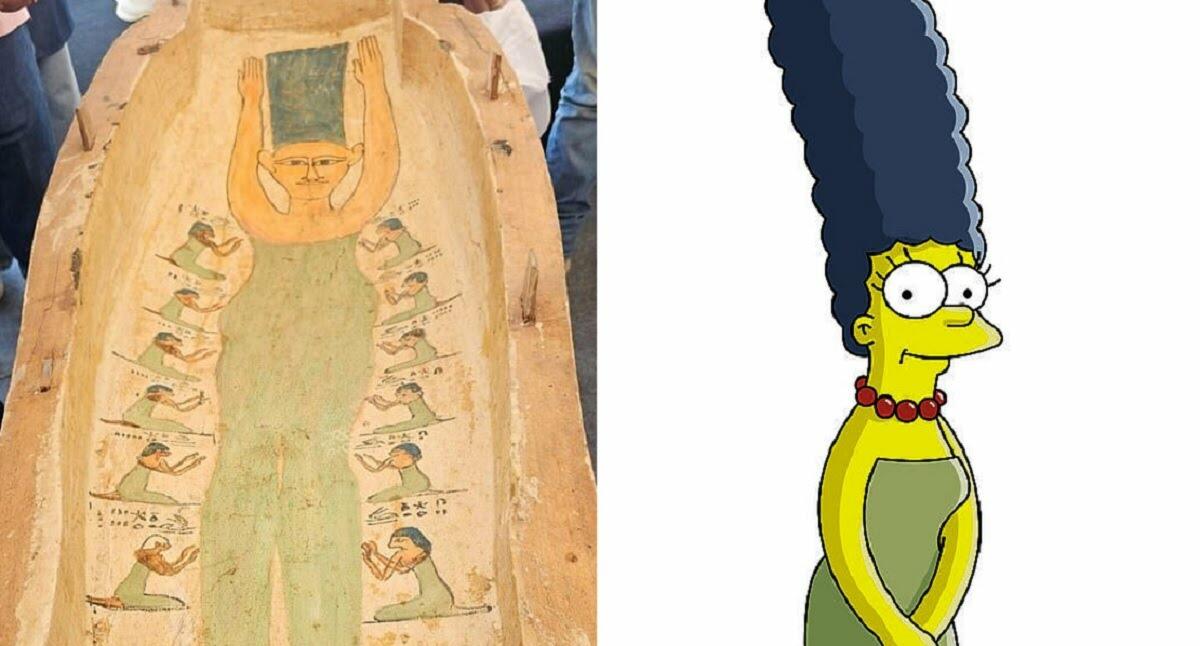 Arkeolog Temukan Gambar Karakter THE SIMPSON di Mumi Berusia 3500 Tahun, Konspirasi?