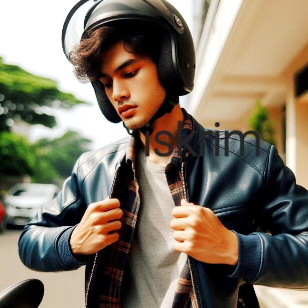 5 Alasan Kenapa Orang Pakai Jaket Motor Dibalik, Kamu Pasti Pernah?