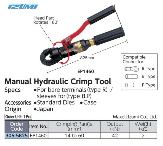 Crimping Tool Maxell Izumi
