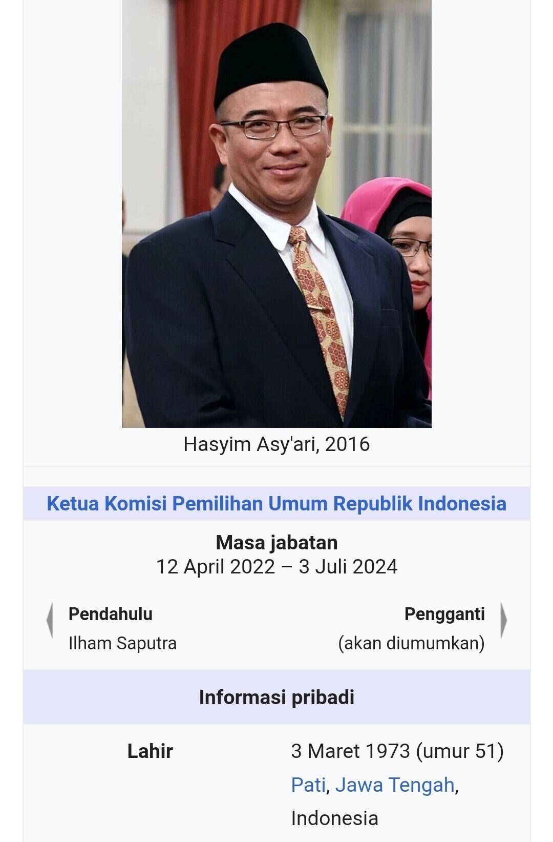 Sebelum Dipecat DKPP, Ketua KPU Hasyim Asy’ari Jadi Khatib Salat Iduladha 2024