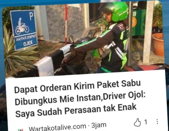 Ojol Tanpa Sengaja Nganter Paket Sabu, Beginilah Nasib Dan Hukumnya!