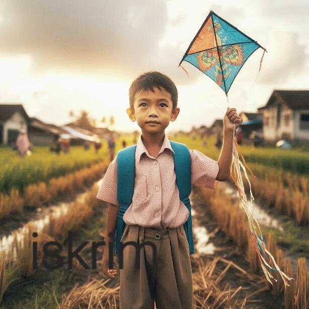 Liburan Sekolah Tiba, Masih Ingat Pertamakali Bisa Naikin Layangan, Gan?
