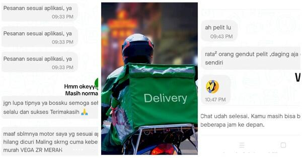 Parah! Gak Dikasih Uang Tip, Driver Ojek Online Food Lakukan Hal Ini ke Pelanggan!