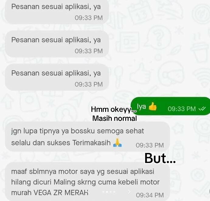 Parah! Gak Dikasih Uang Tip, Driver Ojek Online Food Lakukan Hal Ini ke Pelanggan!