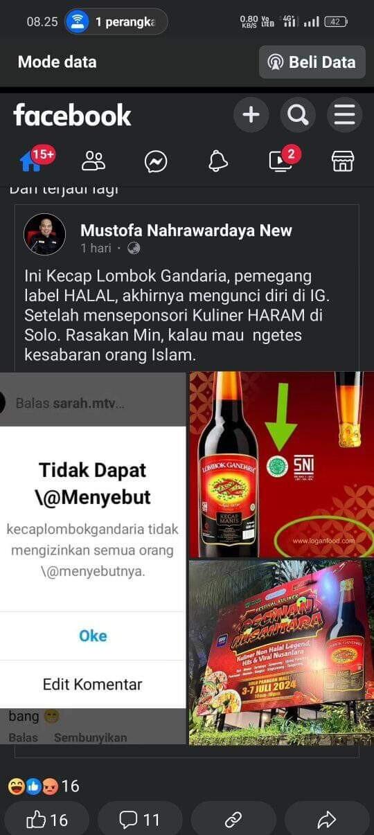 Berlogo Halal, Pabrik Kecap Didatangi Ormas Setelah Sponsori Festival Kuliner Non-Hal