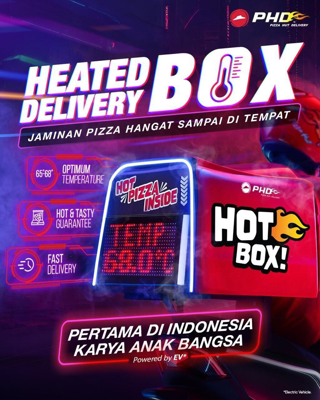 Pizza Hut Delivery (PHD) Hadirkan Hot Box dengan Motor Listrik
