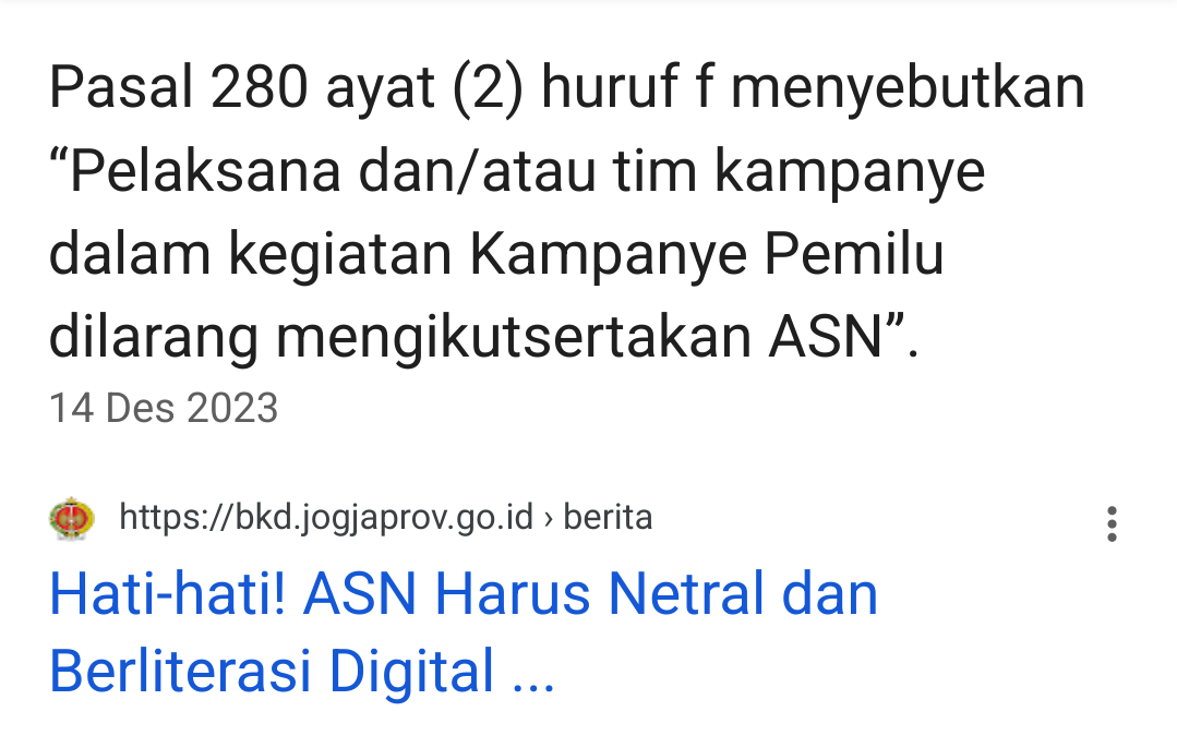Mendagri Sebut ASN Boleh Menghadiri Kampanye karena Punya Hak Pilih