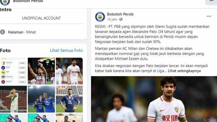 Sepakbola Indonesia makin Jaya! Persib Bandung Dikabarkan Mau Gaet Alexandre Pato