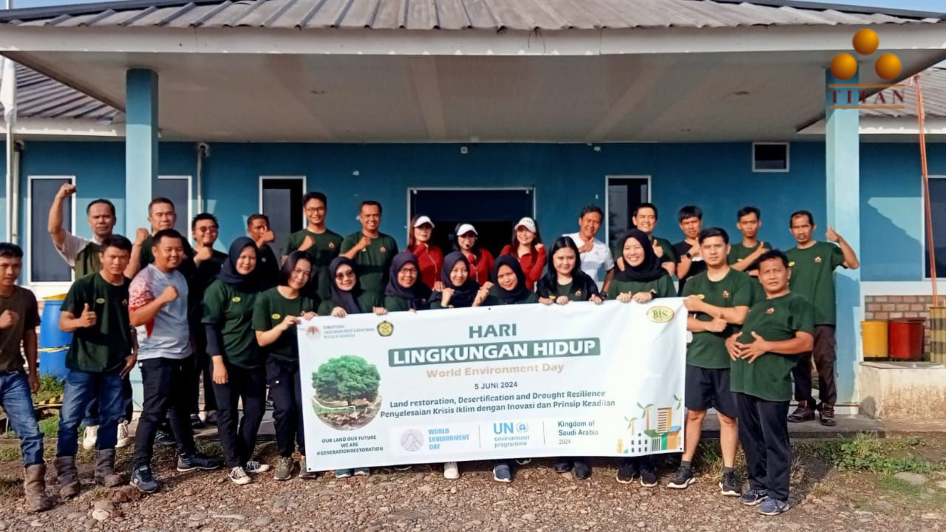 PT BAS (Titan Infra Energy Group) Peringati Hari Lingkungan Hidup Sedunia