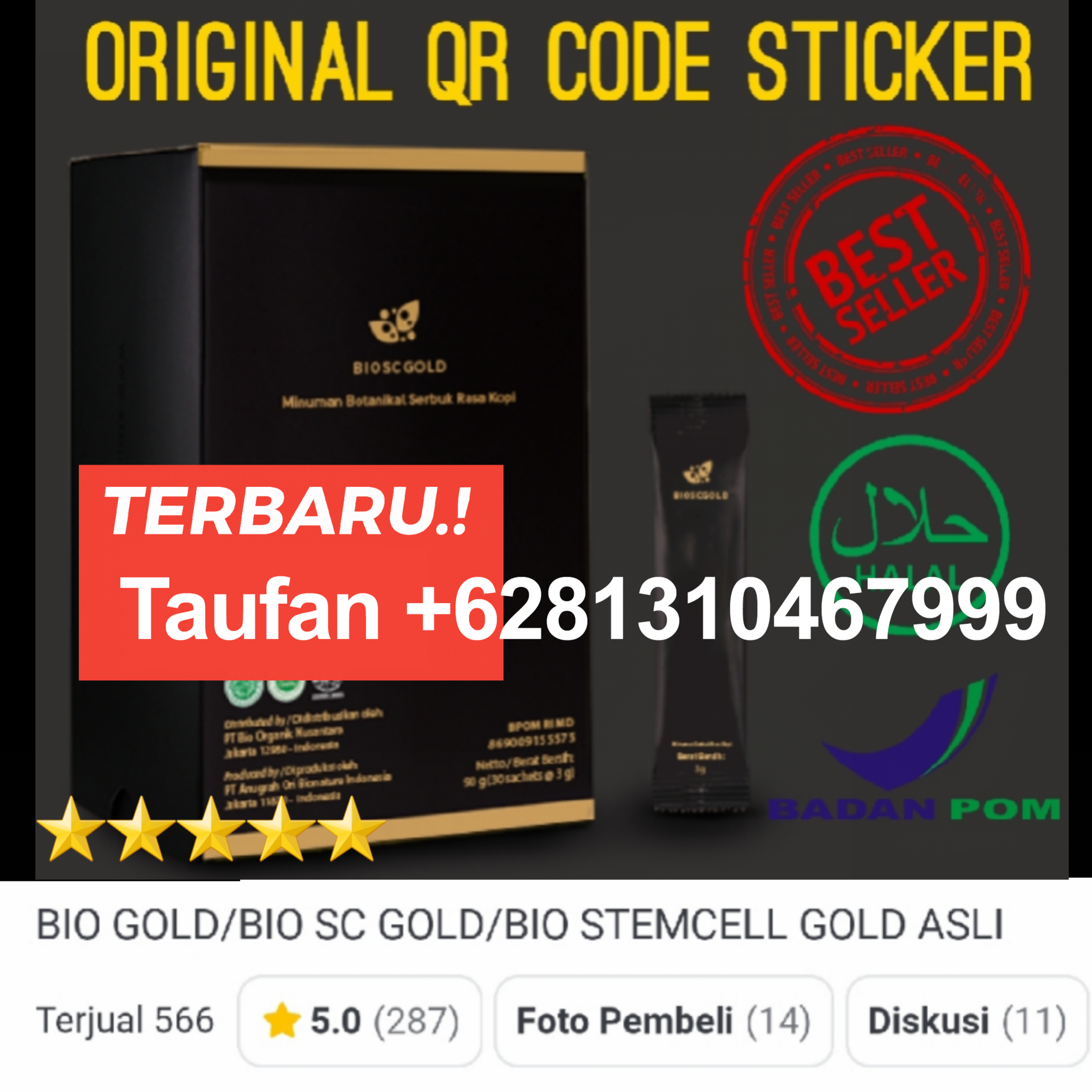Bioscgold Biogold Biogreenscience Review Manfaat oleh dokter spesialis Andrologi