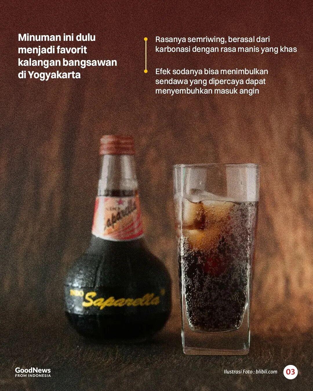 Minuman Klasik Saparella, Minuman Bersoda Asli Indonesia
