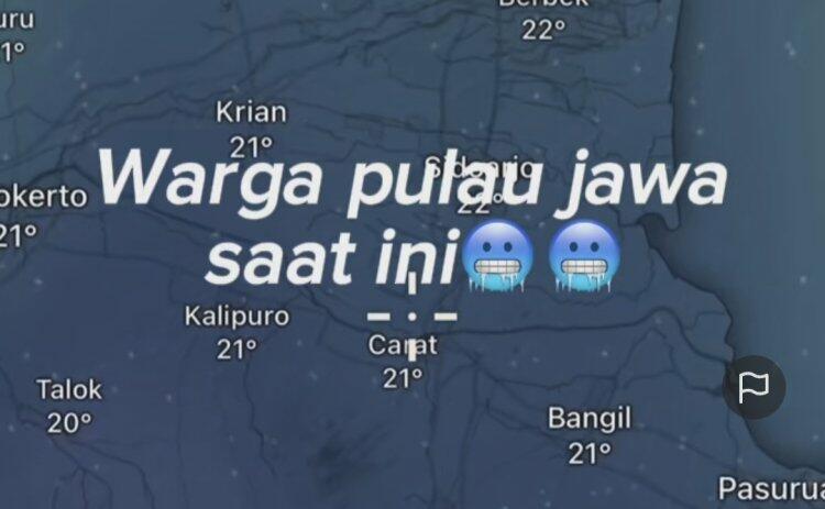 BMKG Sebut Cuaca Jawa Terasa Lebih Dingin, Ada yang Merasa Juga?