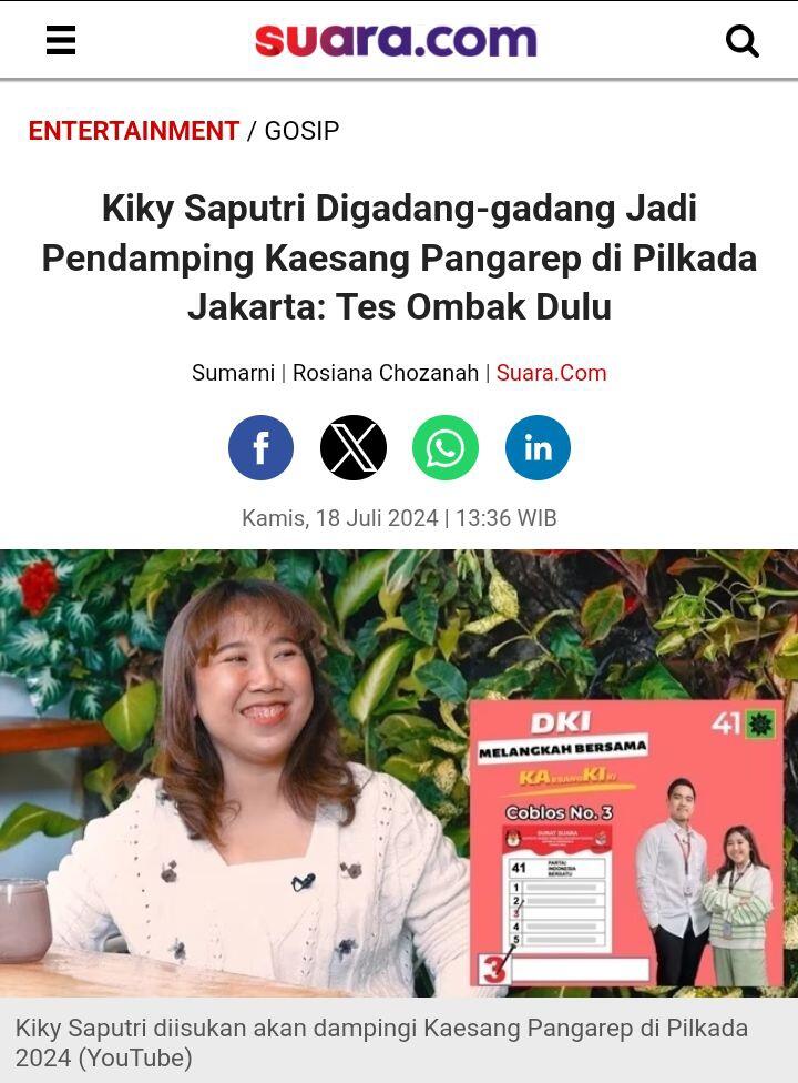 Malam Ini di Interupsi Efek Jokowi & Prabowo di Pilkada Jakarta