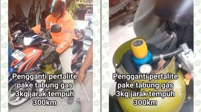 Viral Motor Pakai Elpiji 3 Kg Gantikan Pertalite, Sebut Jarak Tempuh Capai 300 Km