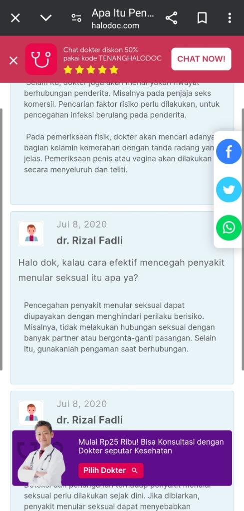 Pentingnya Mengetahui Penyakit Menular Seksual (PMS)