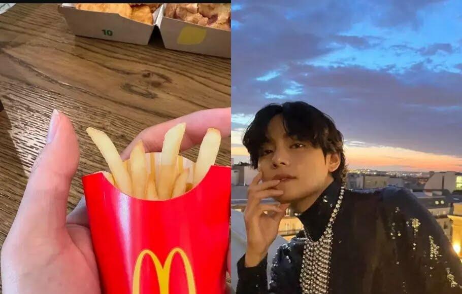 Army Arab Saudi Bubar Usai V BTS Unggah Foto Kentang Goreng!