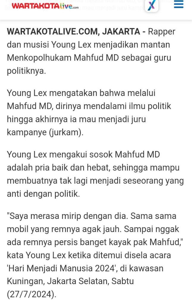 Mahfud Md Bilang Tak Ada Tawaran Masuk Kabinet Prabowo
