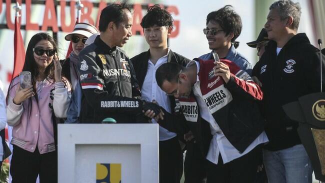 Jokowi Touring Motor Bareng Artis Ibukota di IKN Nusantara, Ini 5 Penampakannya Gan!