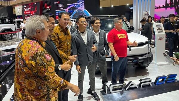 Ahok Kaget Lihat Mobil Listrik Chery iCAR 03: 'Kok Mirip Land Rover Defender, Ya'