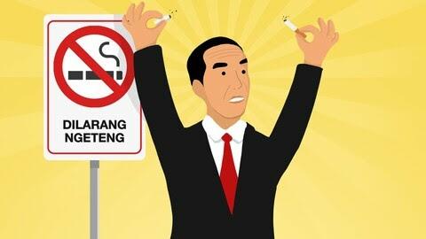 Tok! Jokowi Resmi Larang Jual Rokok Ketengan Per Batang, Respon Anda Gansist?