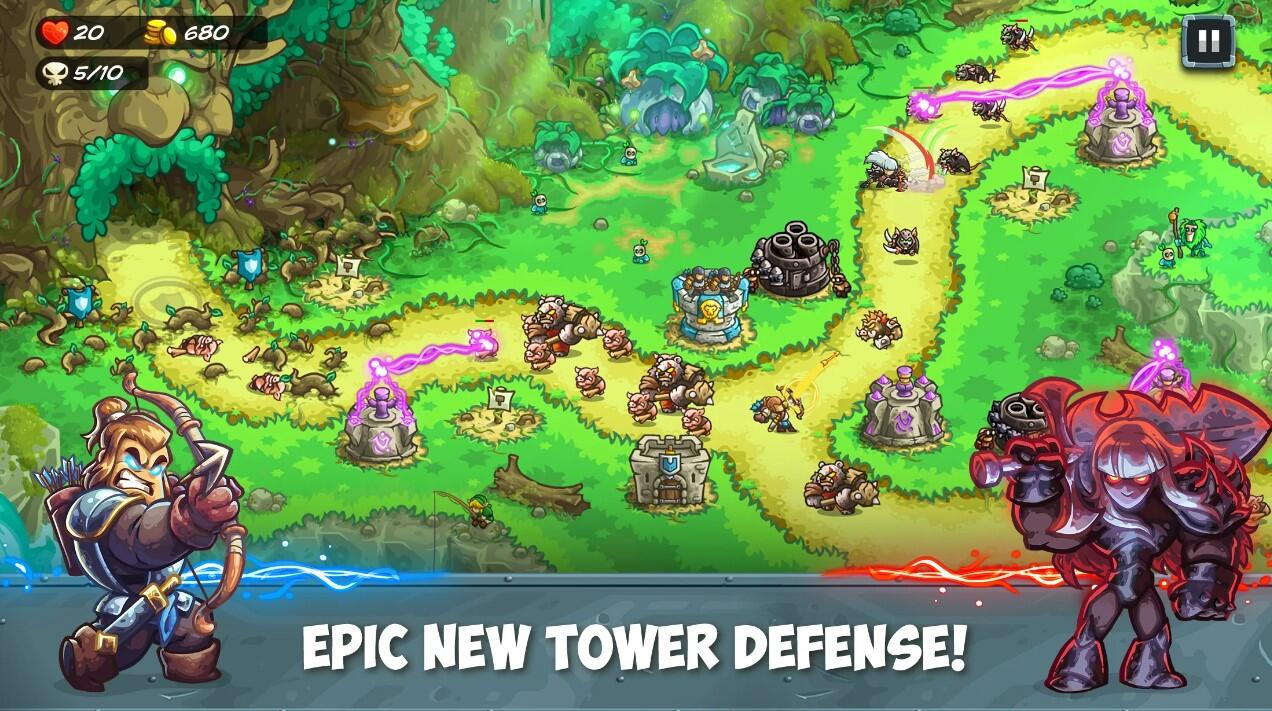 Kingdom Rush 5 Mod APK v1.00.28 2024 Free Diamonds
