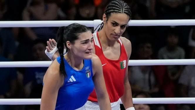 Kontroversi Laga Tinju Olimpiade Angela Carini Vs Imane Khelif, Wakil Italia Nangis!