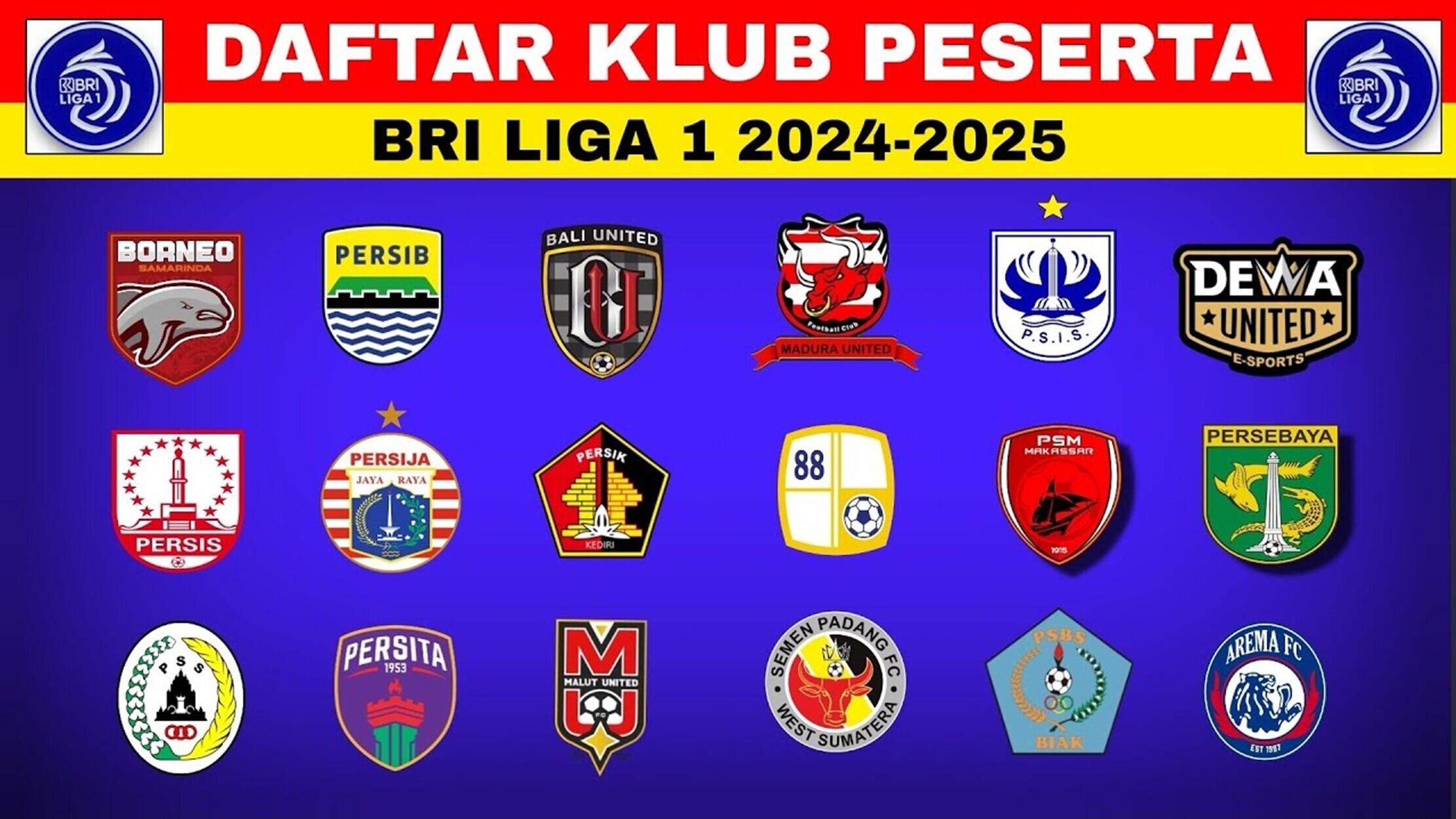 Klub-Klub Pengguna Nama 'United' Ramaikan Liga 1 2024-25