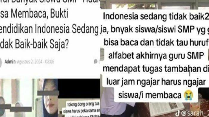 Bahkan Anak SMP pun Belum Bisa Baca Tulis, Miris Nggak Gansist dengan Negeri ini?
