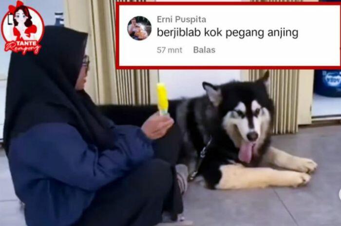 Bawa Anjing ke Minimarket, Wanita Berhijab Ini Tuai Hujatan Netizen! Apa Salahnya?