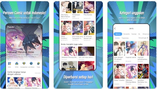 Permen Comic Mod APK Versi 1.6.9 VIP Unlocked Indonesia