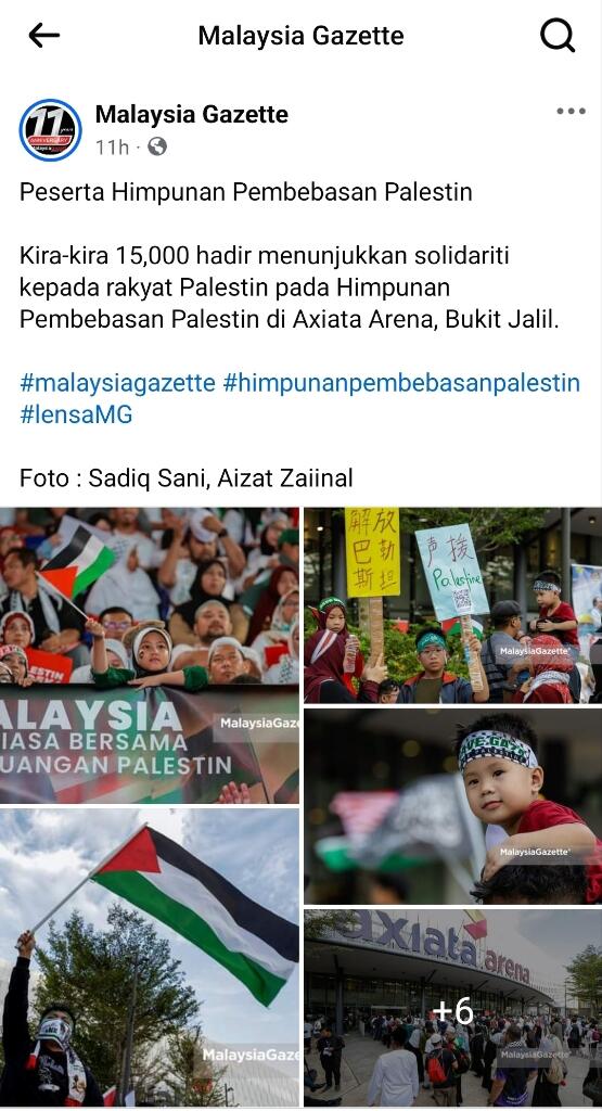 Tiada negara seberani Malaysia sokong Palestin - Mufti Perlis