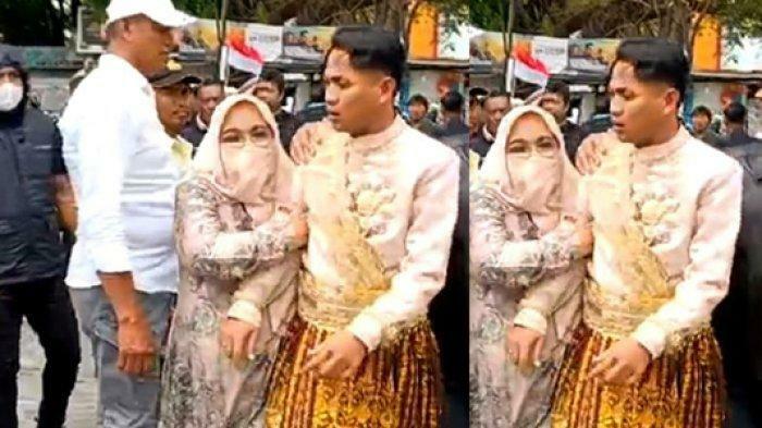 Bikin Macet! Pengantin di Makassar Laporkan Demonstran ke Polisi gegara Resepsi Sepi!