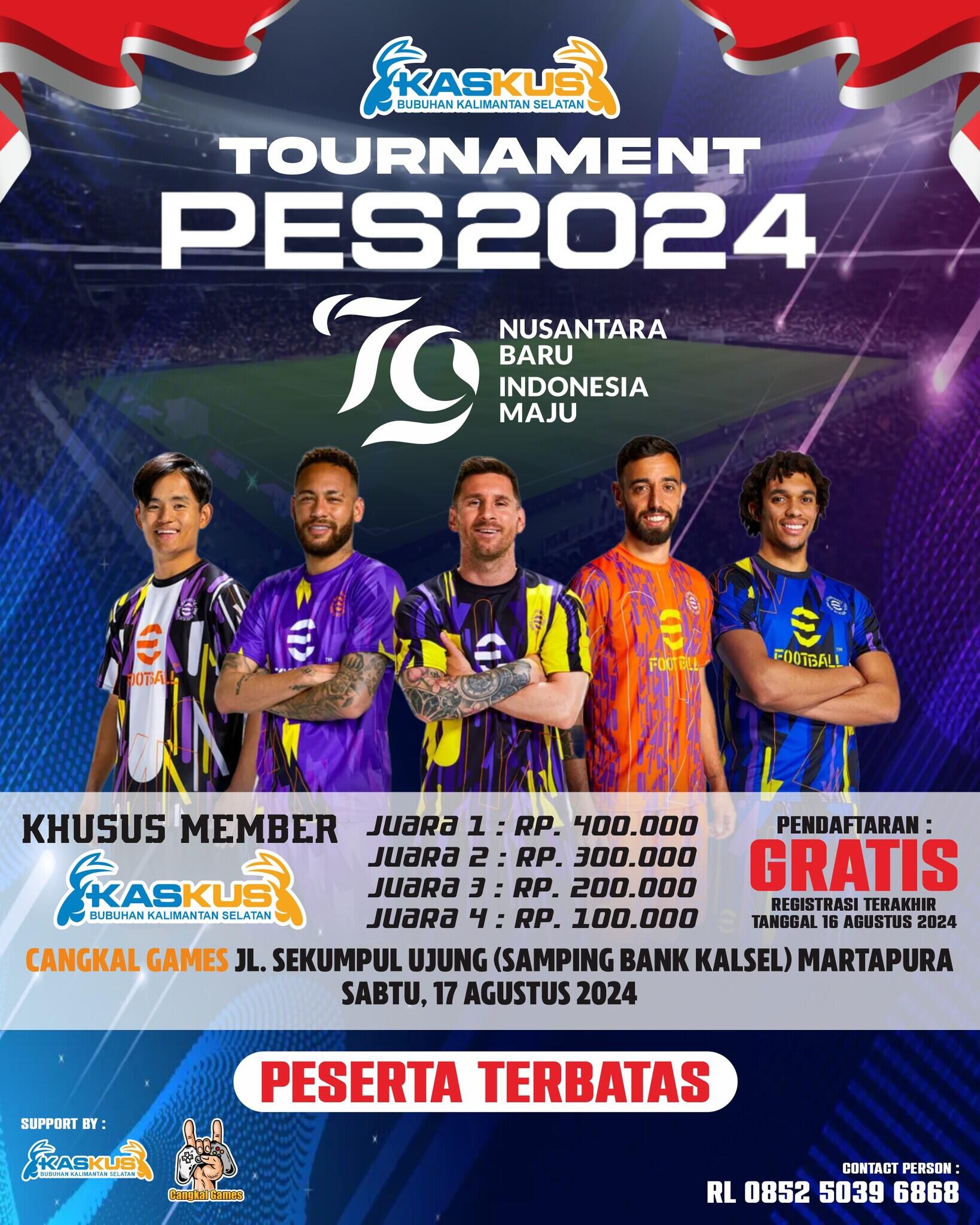 TURNAMEN PES 2024 "BERAMIAN TAPI MENCARI MENANG"