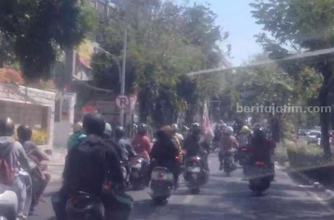 Konvoi Pesilat Surabaya Rusuh, 23 Orang dan 12 Sepeda Motor Diamankan