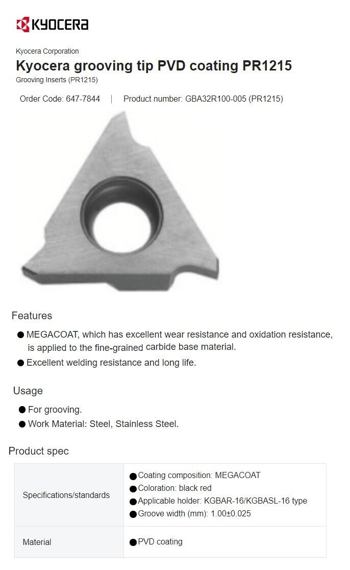 Cutting Tools KYOCERA Corporation Japan