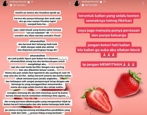Heboh! Kartika Putri Marah Disebut Hijrah gegara Takut Ketahuan Terlibat Prostitusi