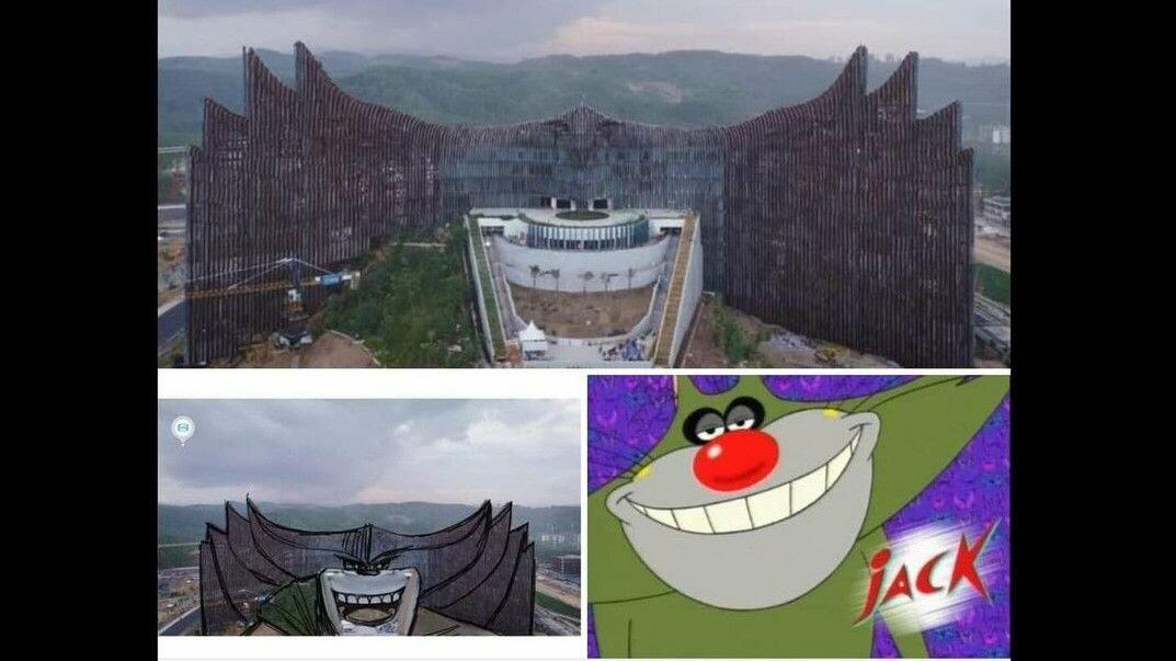 Kembali Dibully, Istana Garuda IKN Kini Disebut Mirip Kartun Oggy The Cockroaches!