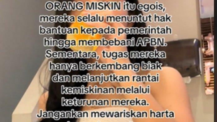 Heboh! Wanita ini Sebut Orang Miskin Egois gegara Selalu Tuntut Bantuan ke Pemerintah