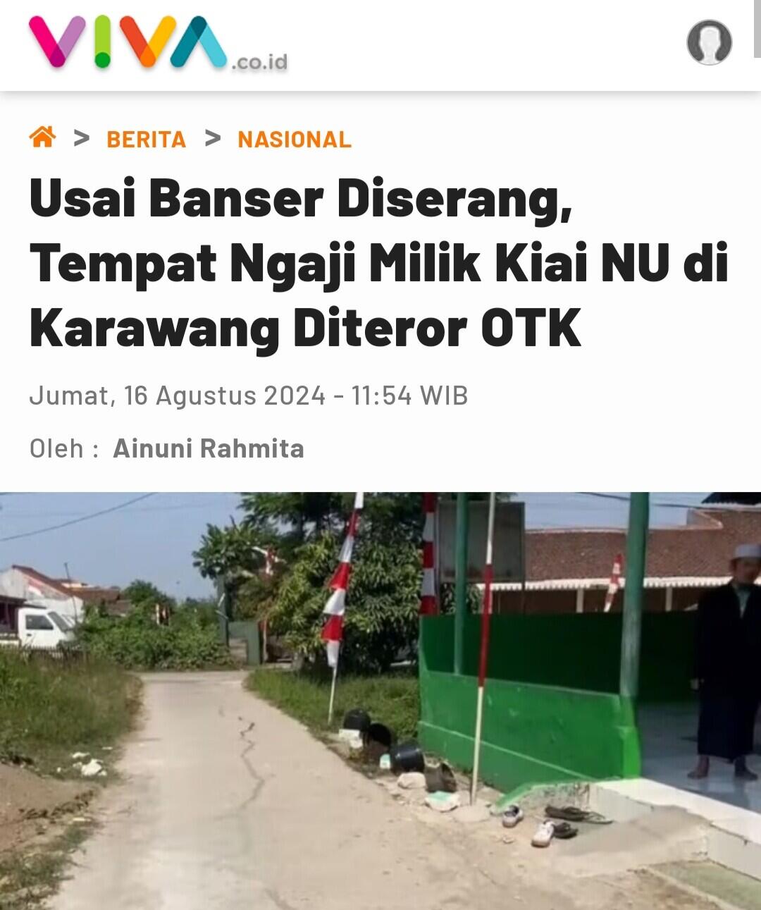 Ulama NU Heran PKB-PBNU Berselisih: Hebat yang Mengadu, Pecah Belah Umat