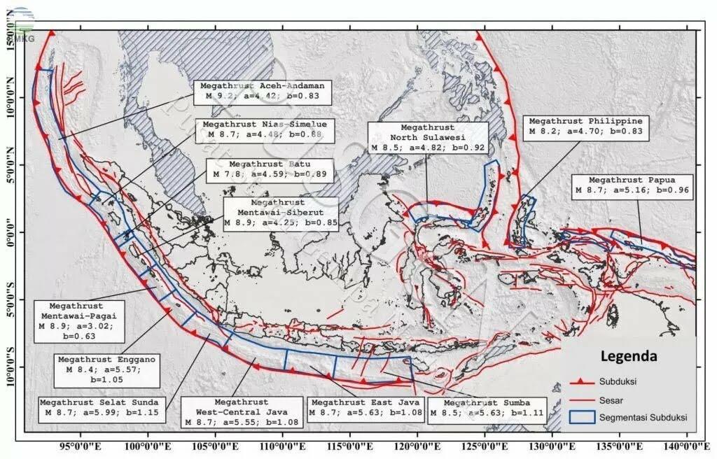 16 Titik Megathrust di Indonesia yang Berpotensi Gempa Dahsyat, Daerahmu Termasuk?