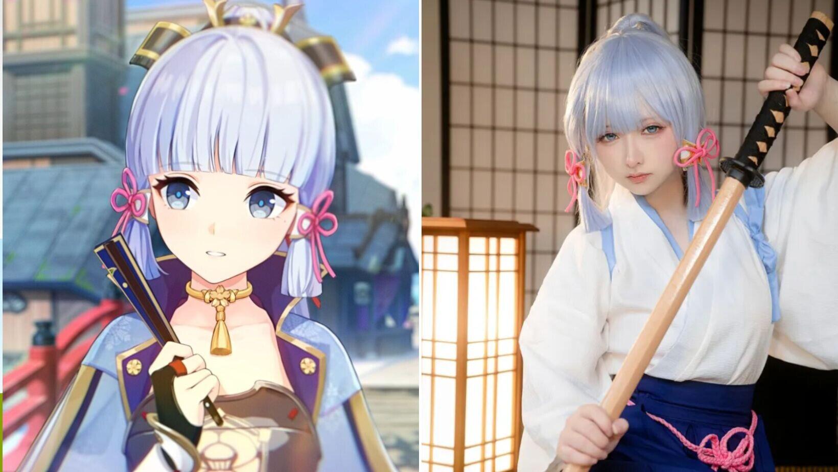 Gaya Cosplay Ayaka dari Genshin Impact yang Bikin Baper!