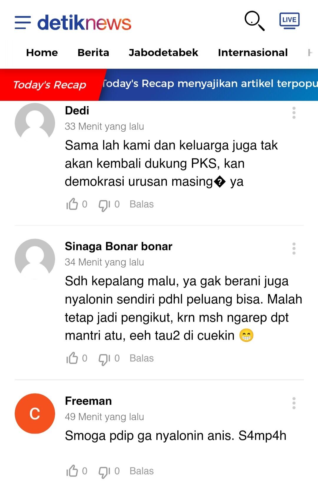 Tinggalkan Anies Lalu Dukung RK , Sekretaris MPW PKS DKI Dibully Pendukung Sendiri