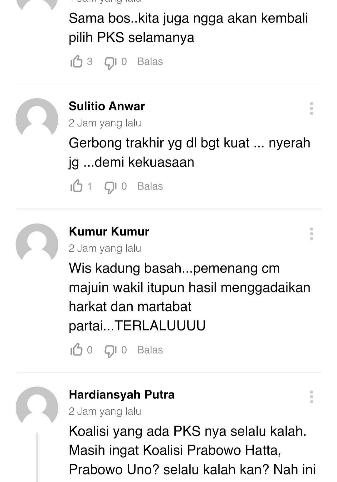 Tinggalkan Anies Lalu Dukung RK , Sekretaris MPW PKS DKI Dibully Pendukung Sendiri
