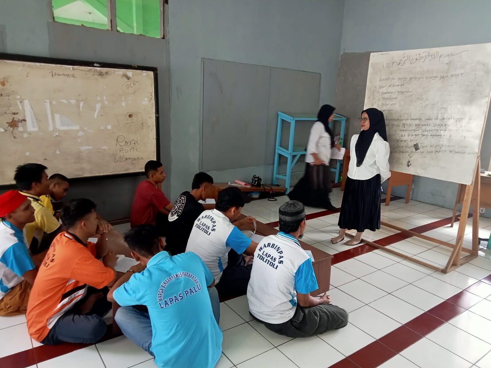 Berikan Pendidikan untuk WBP, Lapas Tolitoli Laksanakan Pembelajaran Kesetaraan