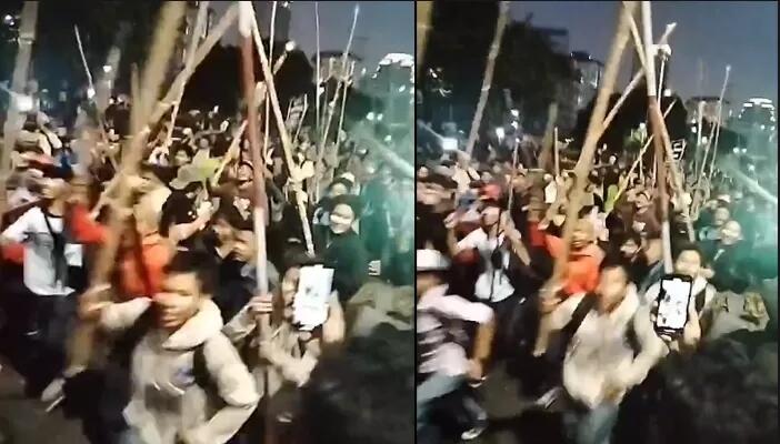 Ditanya Alasan Ikut Demo, Anak STM: 'Kami Ikutan Aja Bang, Demo Jokowi, kan?'