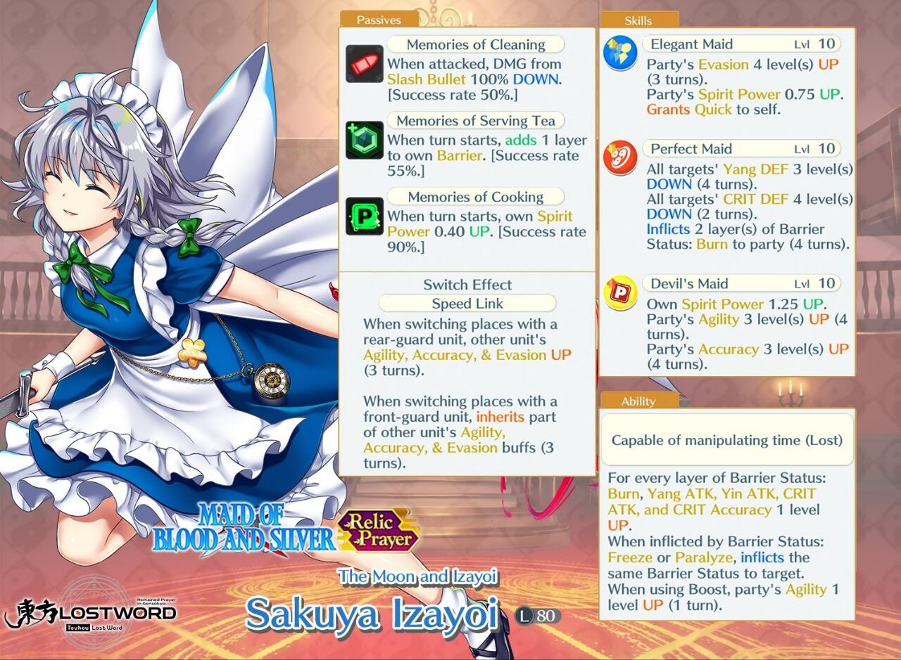 Sakuya Izayoi L80
